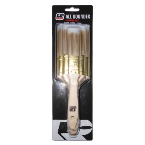 ROKSET ALL ROUNDER 3 BRUSH PACK